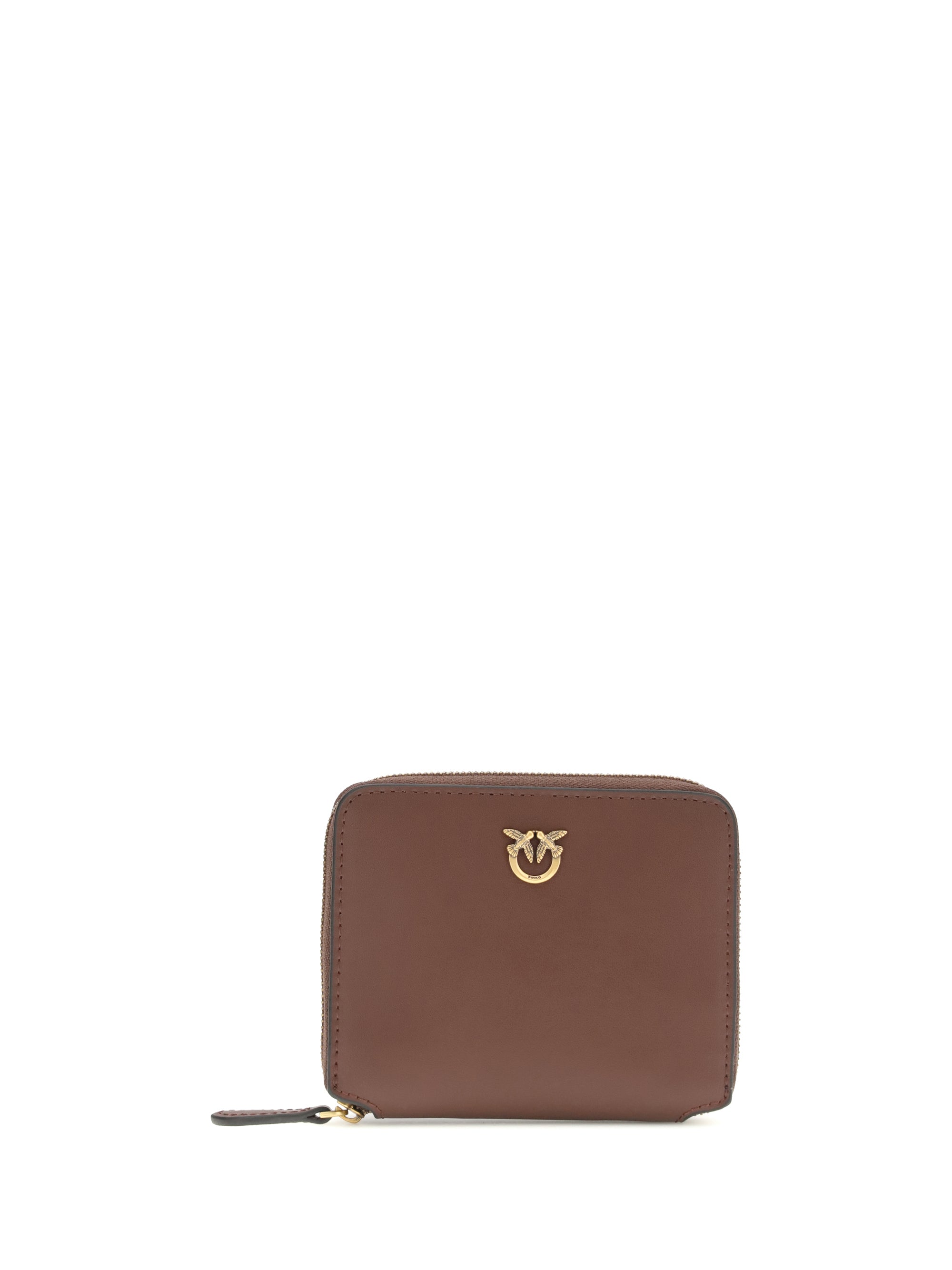 leather zip-around wallet