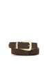 KHAITE 80 suede benny belt 