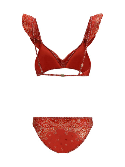ZIMMERMANN 1 lucky frill swimsuit