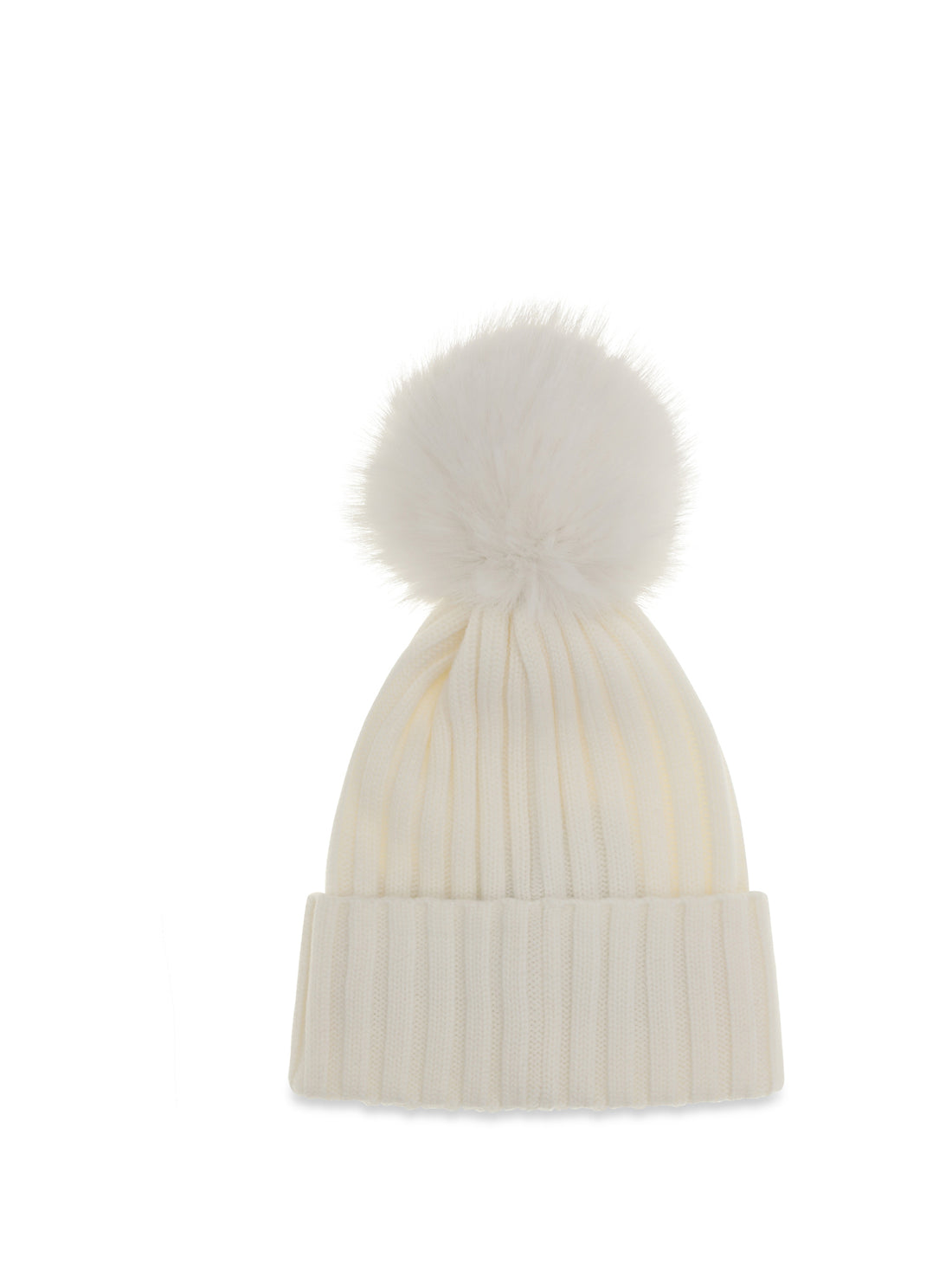 MONCLER OS wool hat with pom pom