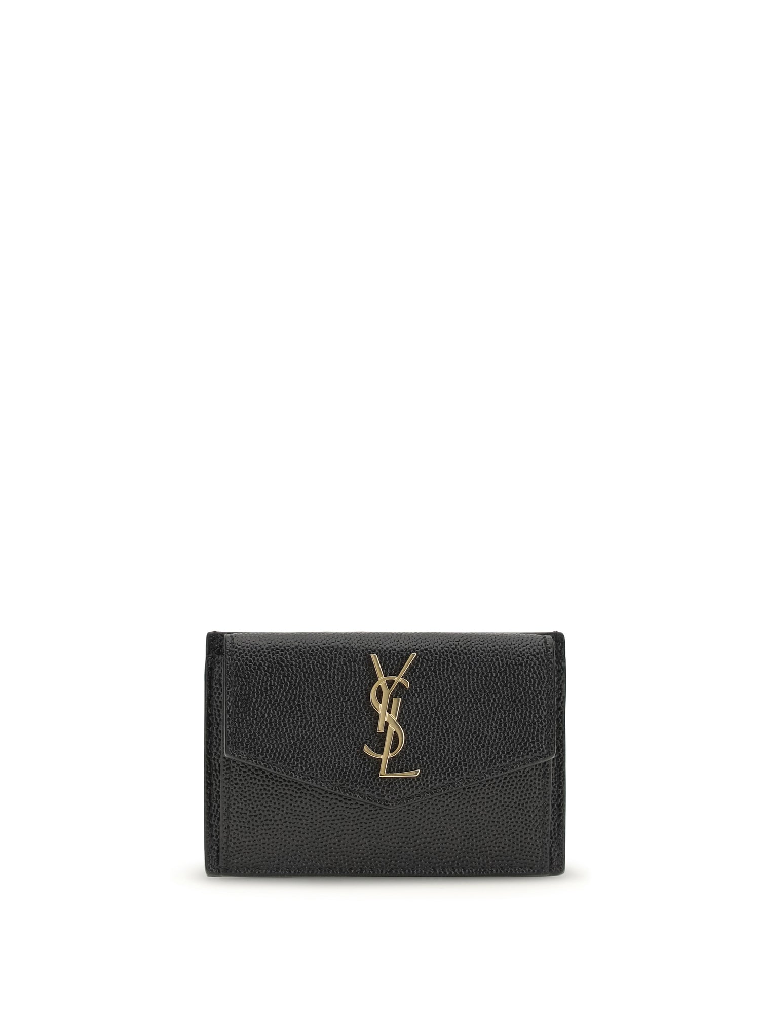 SAINT LAURENT OS micro-grain leather wallet