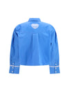 cotton shirt with lace details