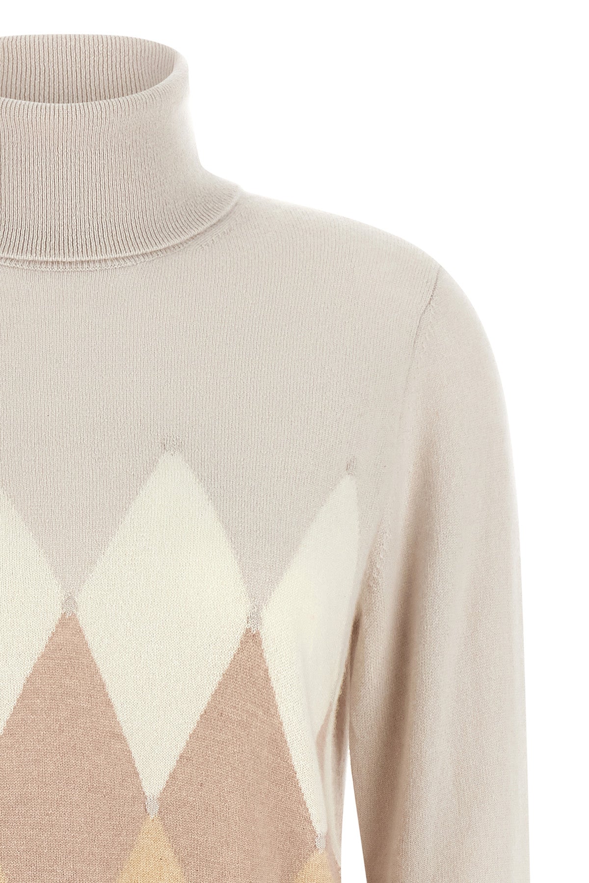 the ballantyne new diamond turtleneck sweater redefines luxury knitwear through