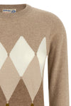 the ballantyne classic diamond crew neck sweater exemplifies knitwear excellence