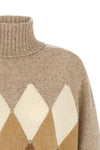 the ballantyne pure wool turtleneck sweater stands out for its sartorial constru