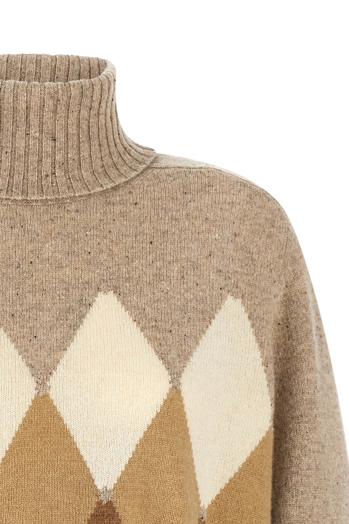 the ballantyne pure wool turtleneck sweater stands out for its sartorial constru