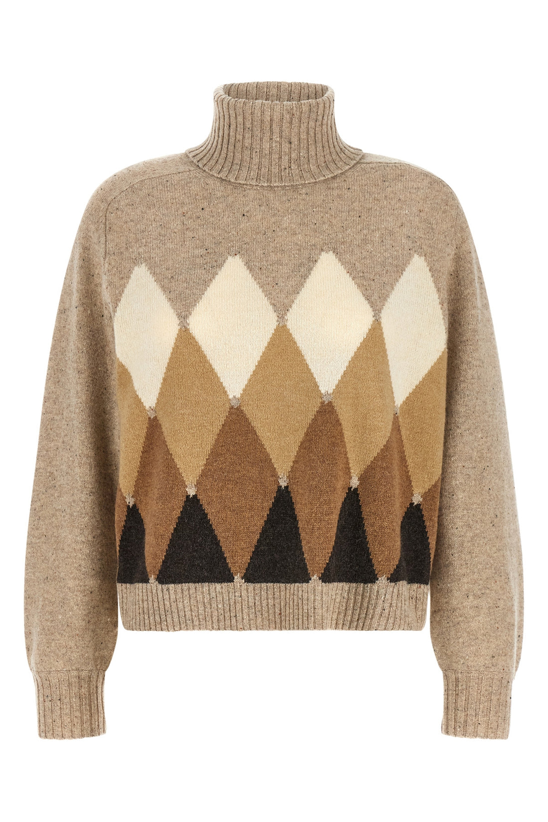BALLANTYNE 40 the ballantyne pure wool turtleneck sweater stands out for its sartorial constru