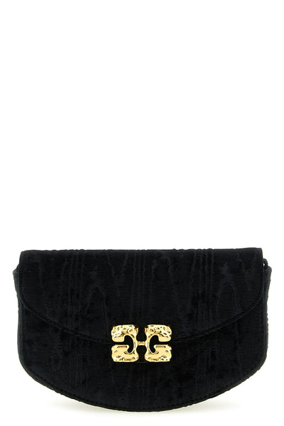lulu moiré velvet wallet on chain