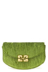 lulu moiré velvet wallet on chain