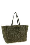 quilted re-tech xxl tote shopping bag in monogram quilted and padded technical