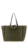 quilted re-tech xxl tote shopping bag in monogram quilted and padded technical