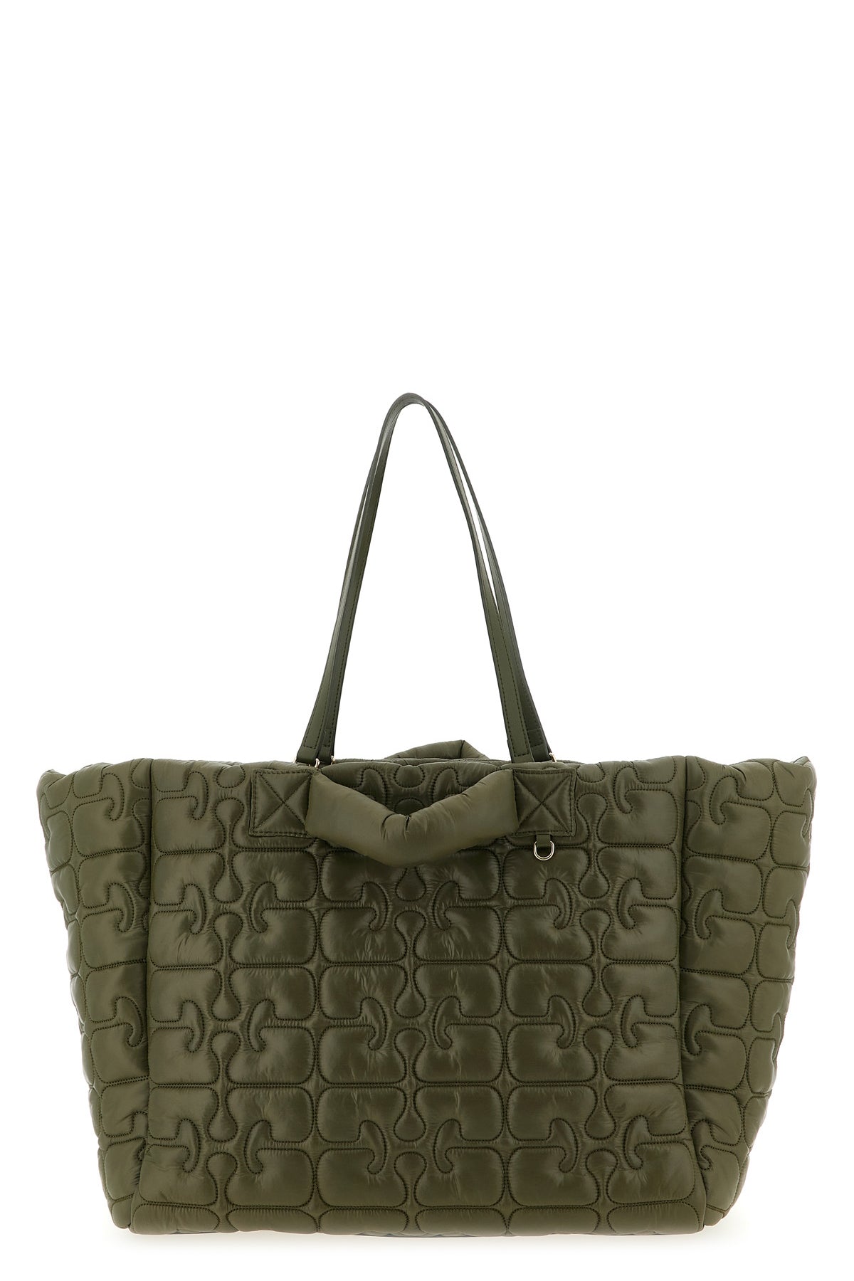 quilted re-tech xxl tote shopping bag in monogram quilted and padded technical