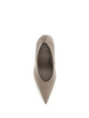 choc leather pumps