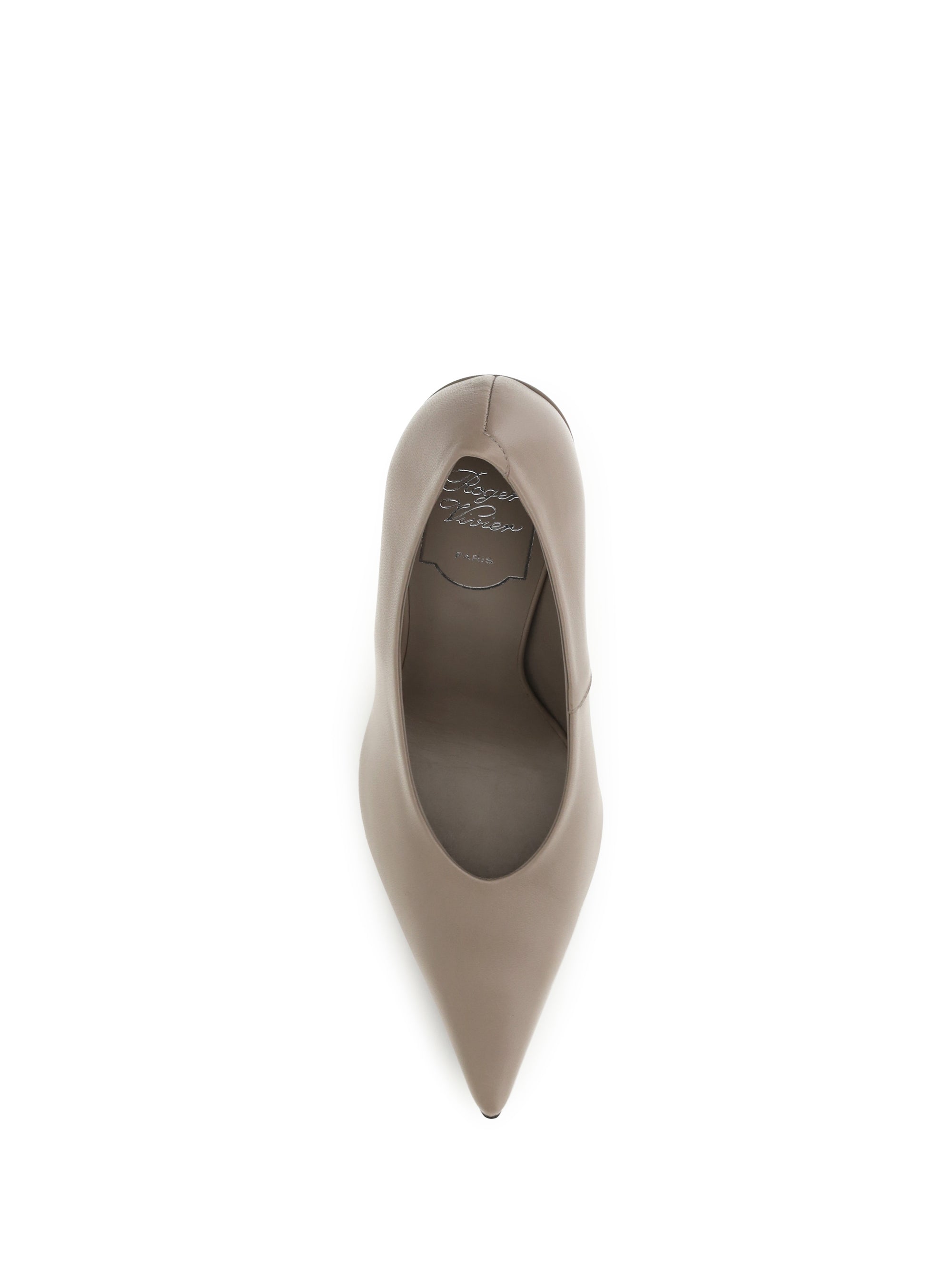 choc leather pumps