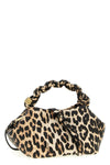 small bou bag leopard leopard print leather handbag
