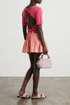 small bou handbag in garment-dyed cotton denim