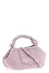 small bou handbag in garment-dyed cotton denim