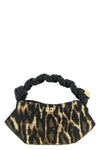 metallic cloque bou handbag in jacquard