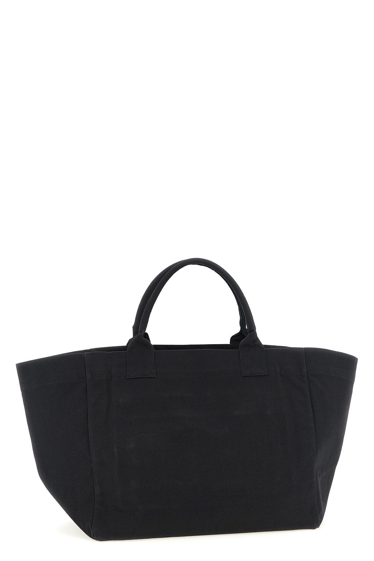 black xxl cherry tote canvas shopping bag