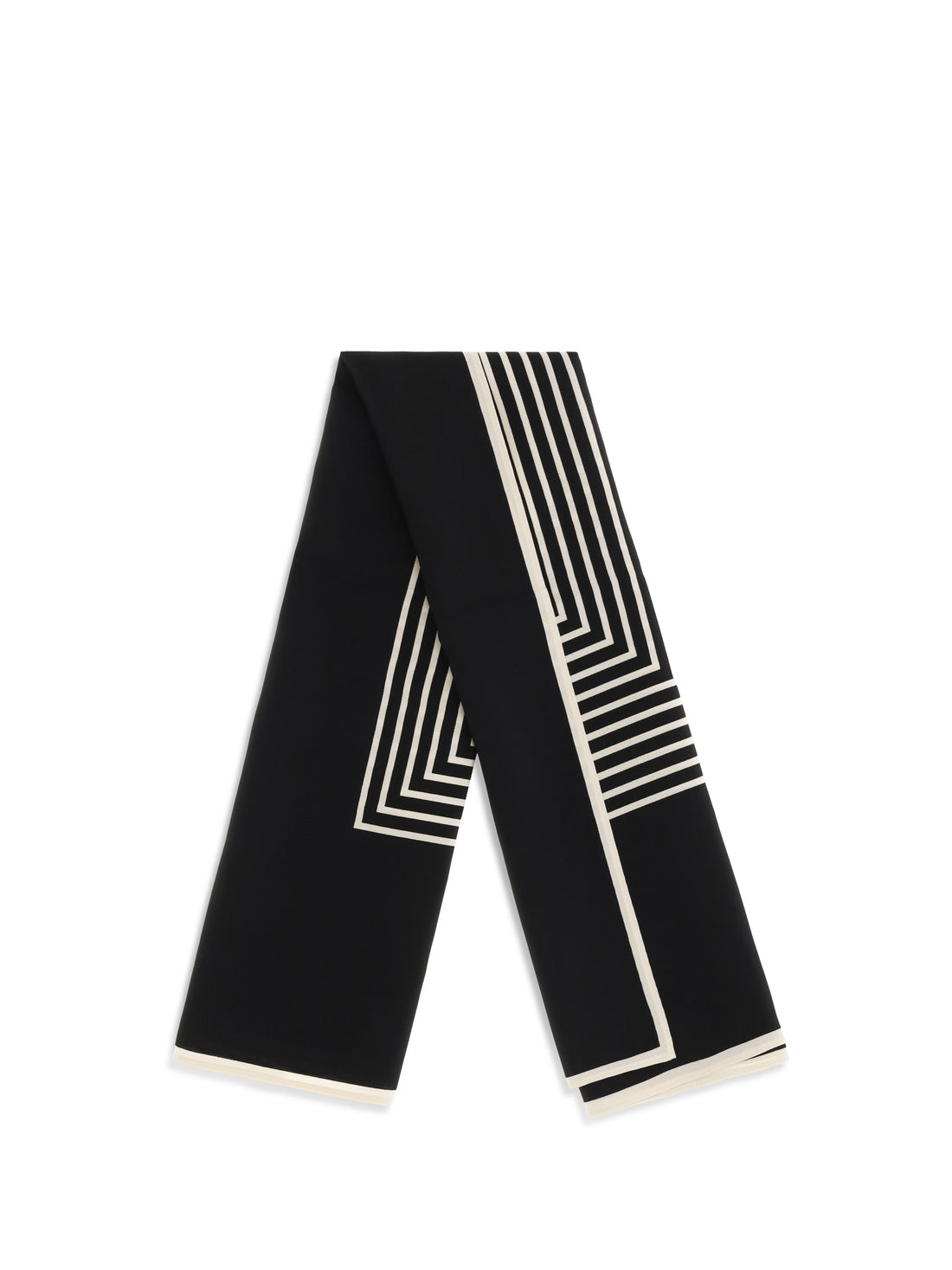 TOTEME OS monogram silk scarf