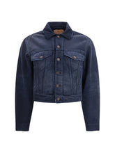 BALENCIAGA M curved-waist trucker jacket