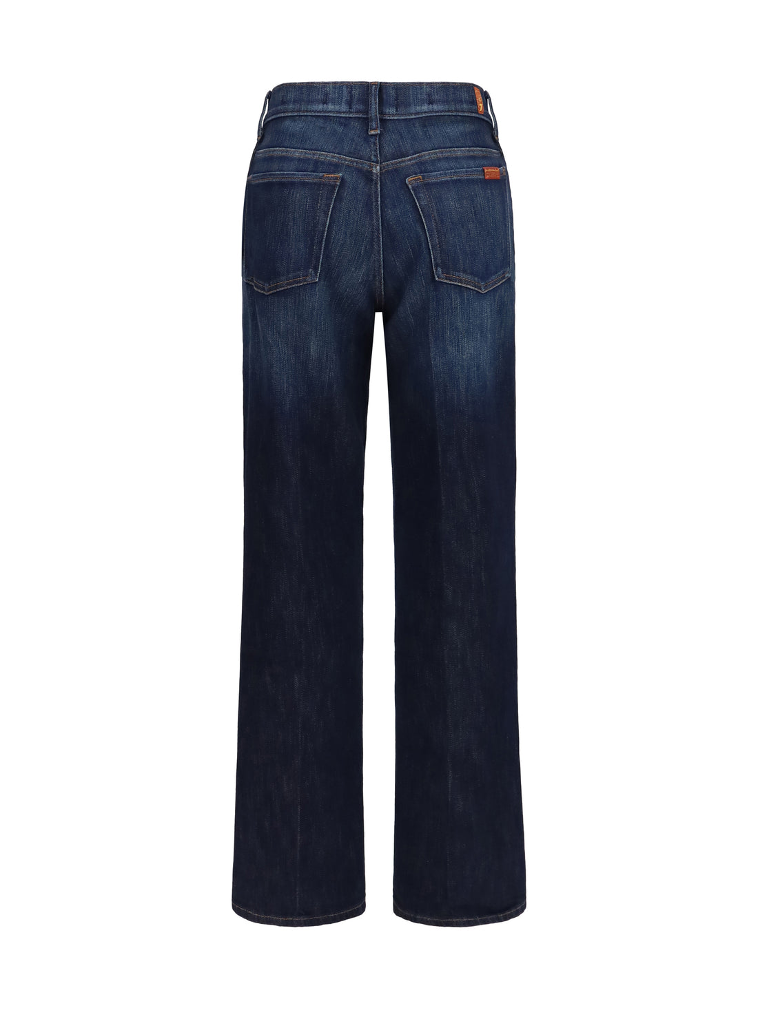 7FOR 24 straight-leg vintage wash jeans