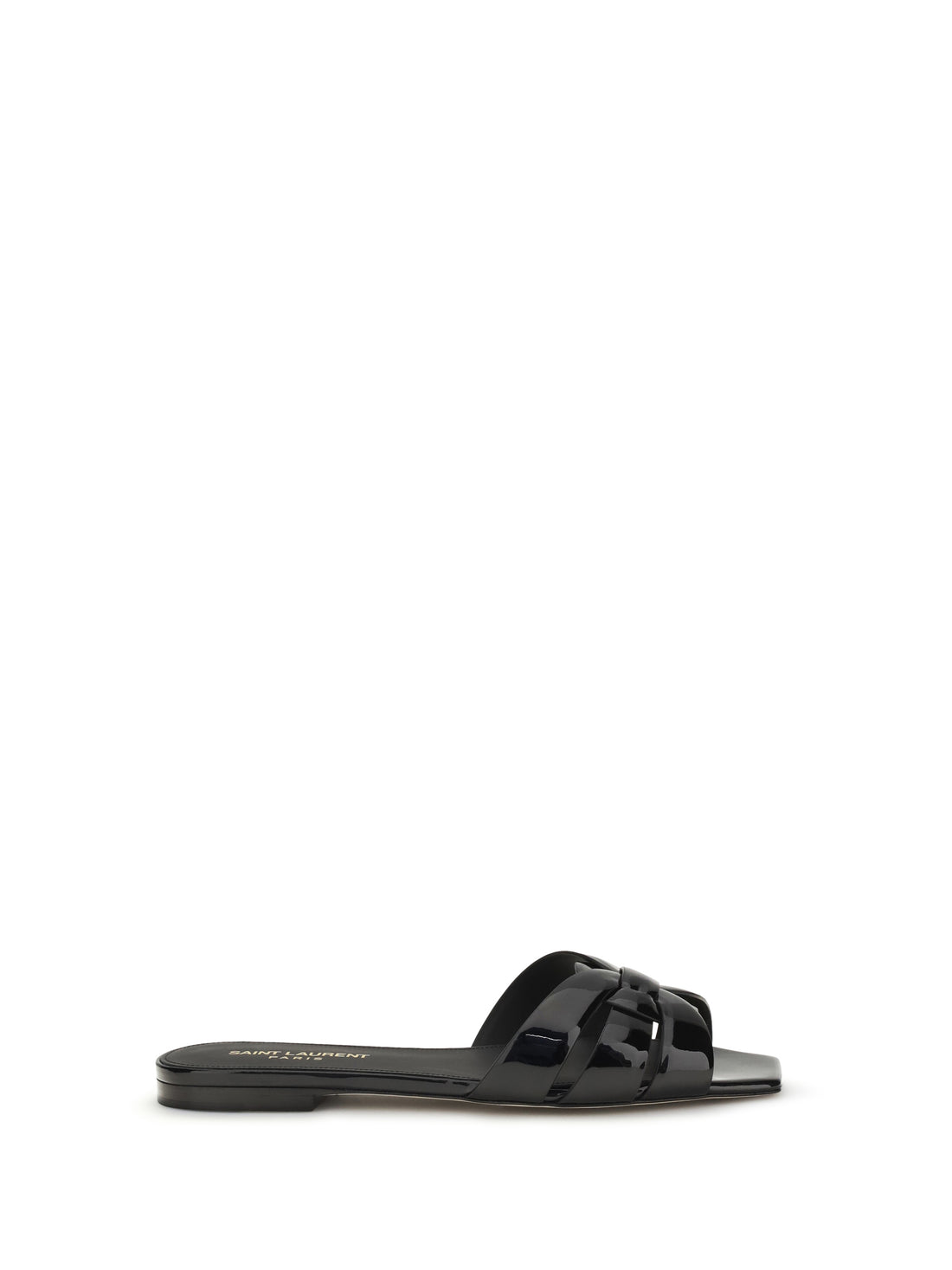 SAINT LAURENT 36 tribute patent leather sandals 