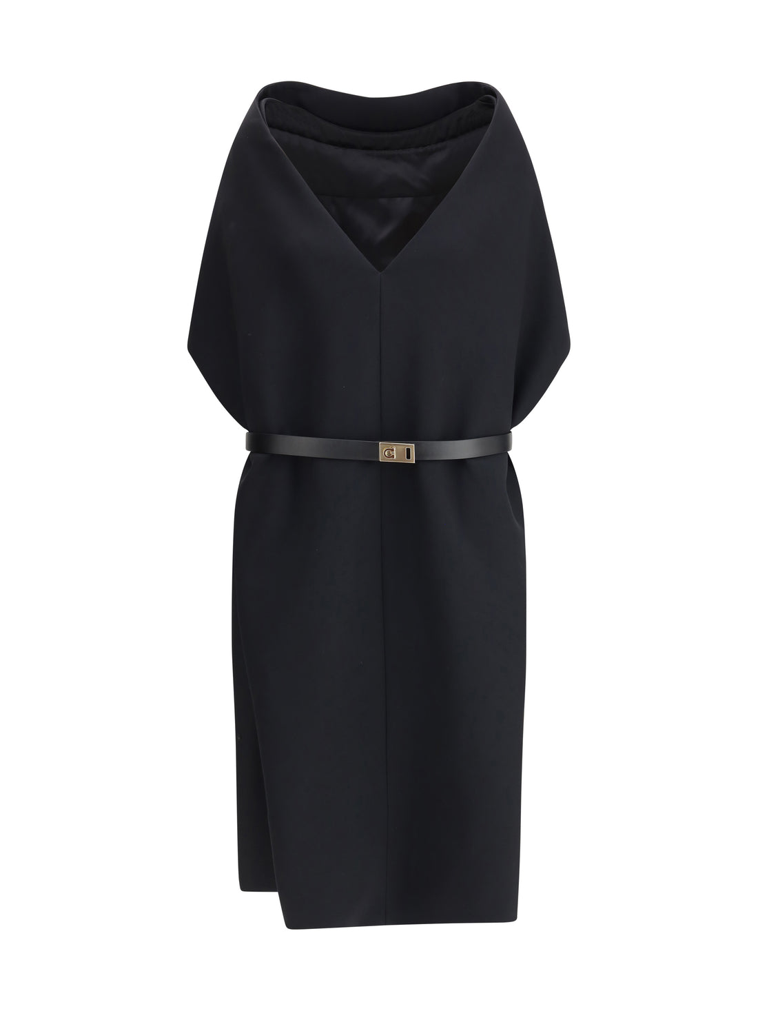 FERRAGAMO 40 belted midi dress 
