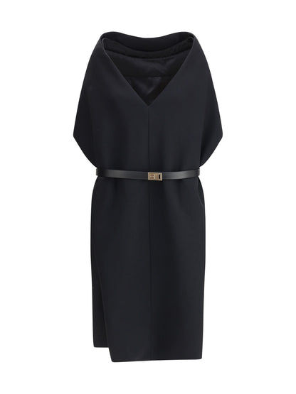 FERRAGAMO 40 belted midi dress 