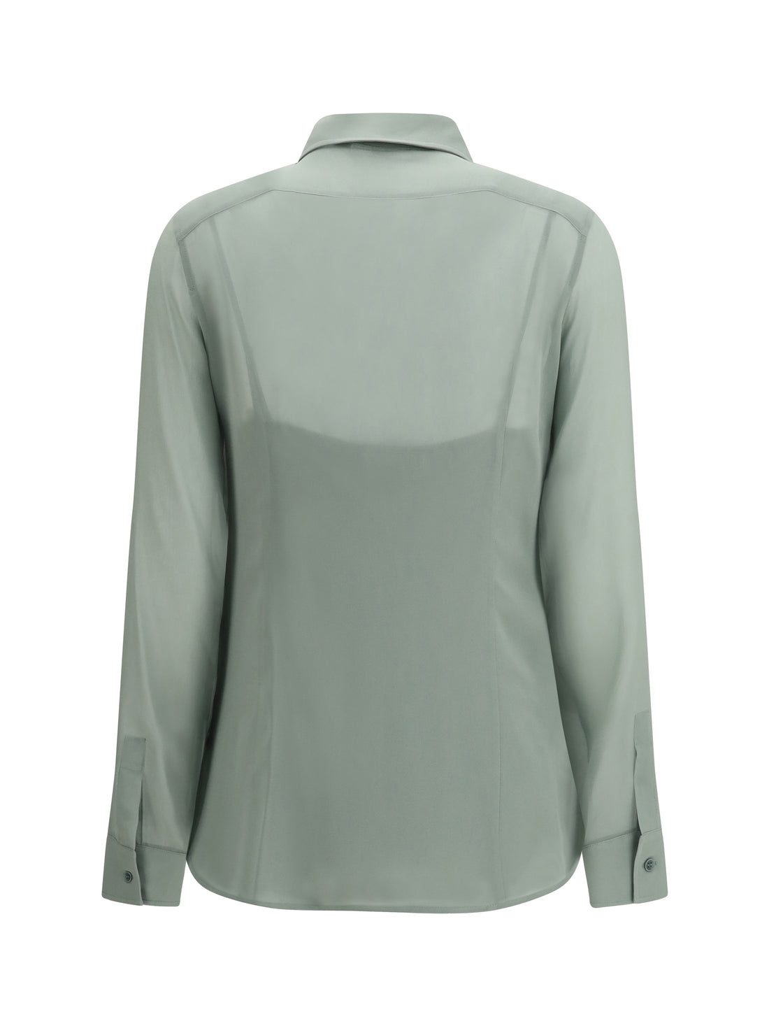 MAX MARA 44 long-sleeve silk shirt