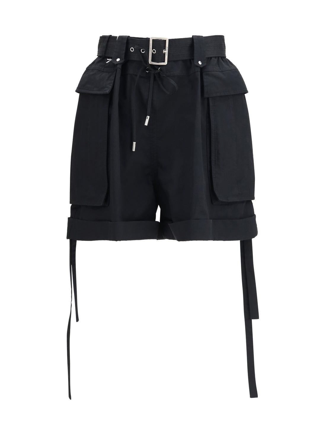 ALEXANDER MCQUEEN 38 cotton shorts with belt