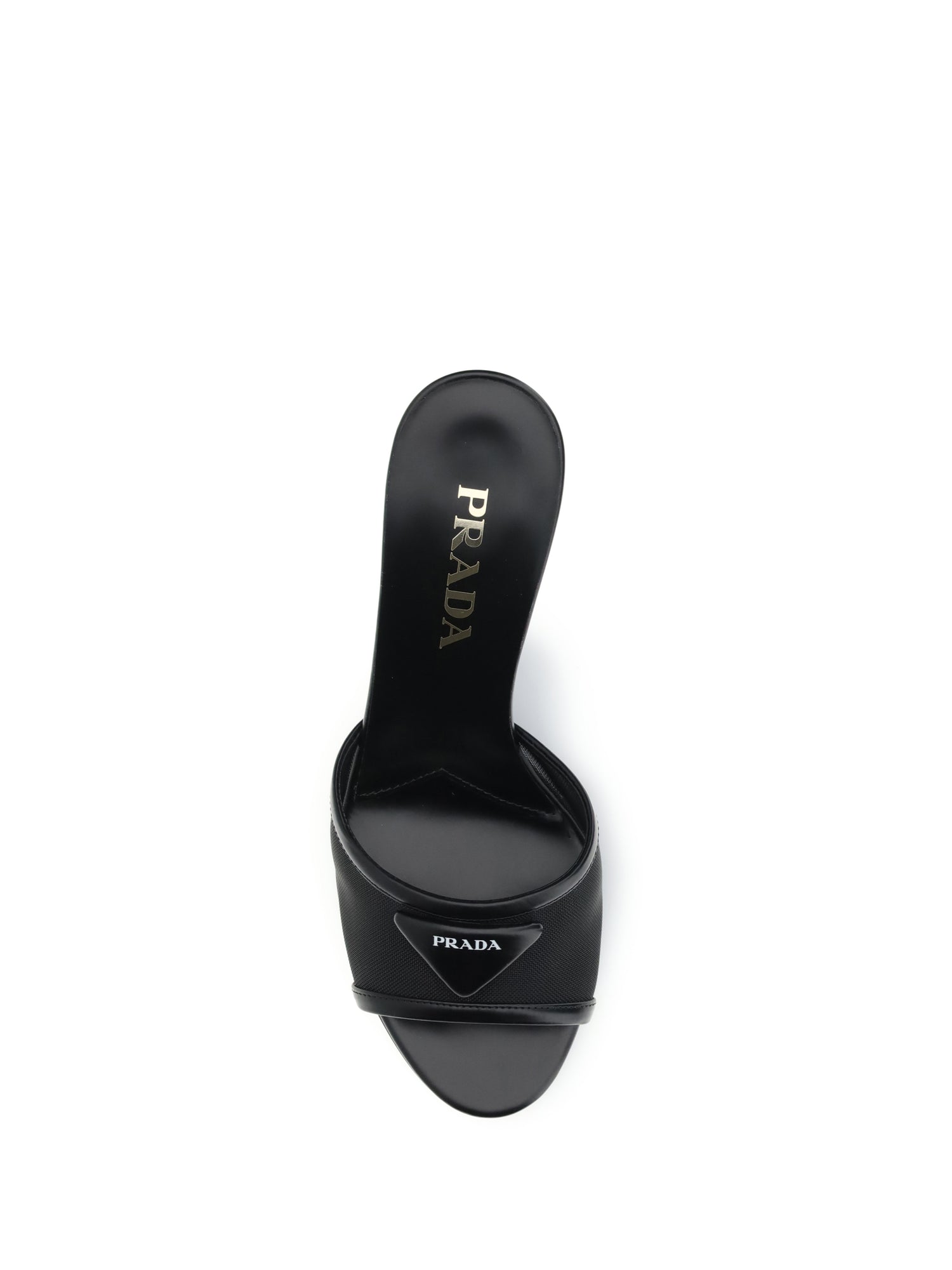 PRADA 36 mesh slipper sandals