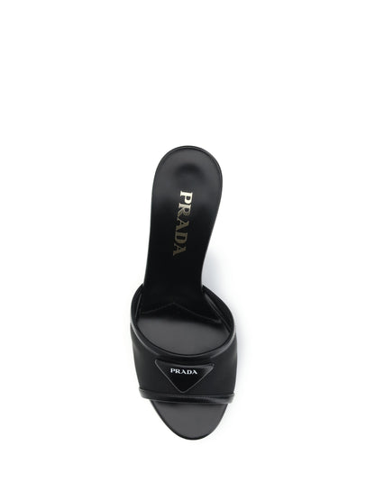 PRADA 36 mesh slipper sandals