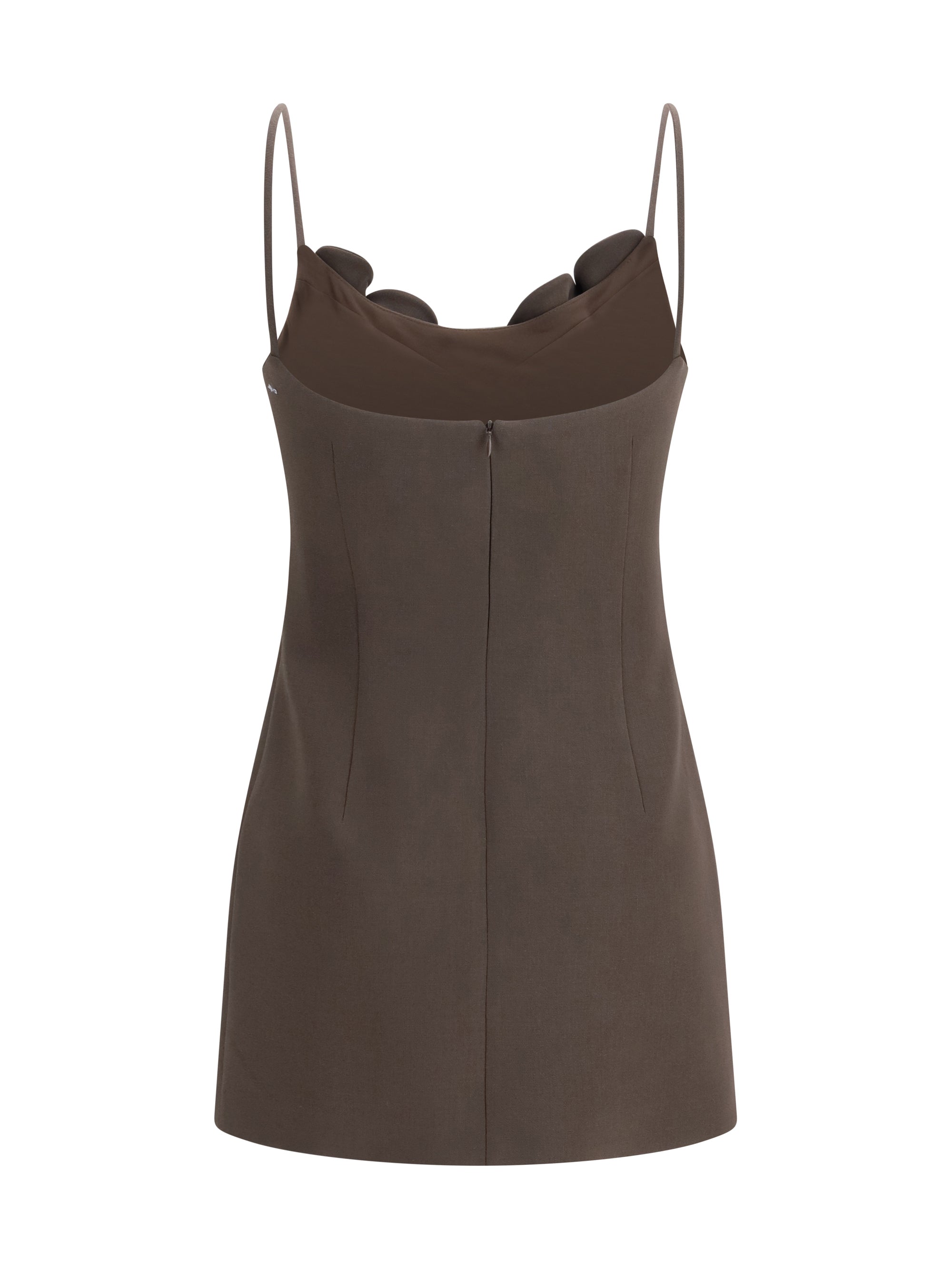 short wool-blend dress
