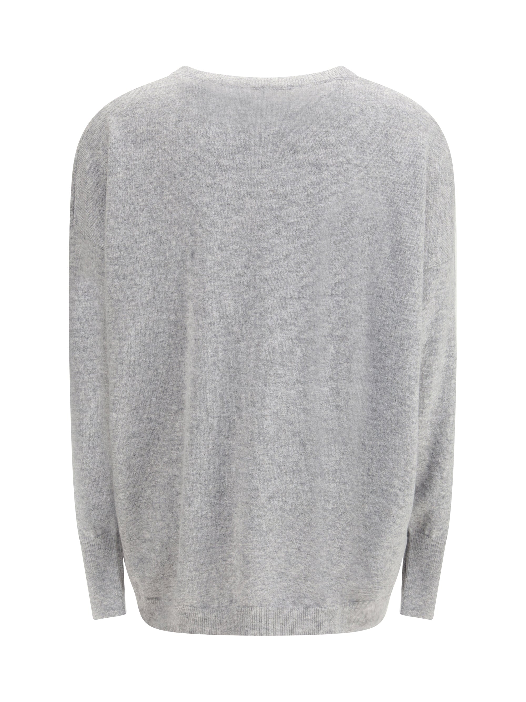 VERYBUSY M crewneck sweater in pure cashmere