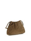 suede pouch bag