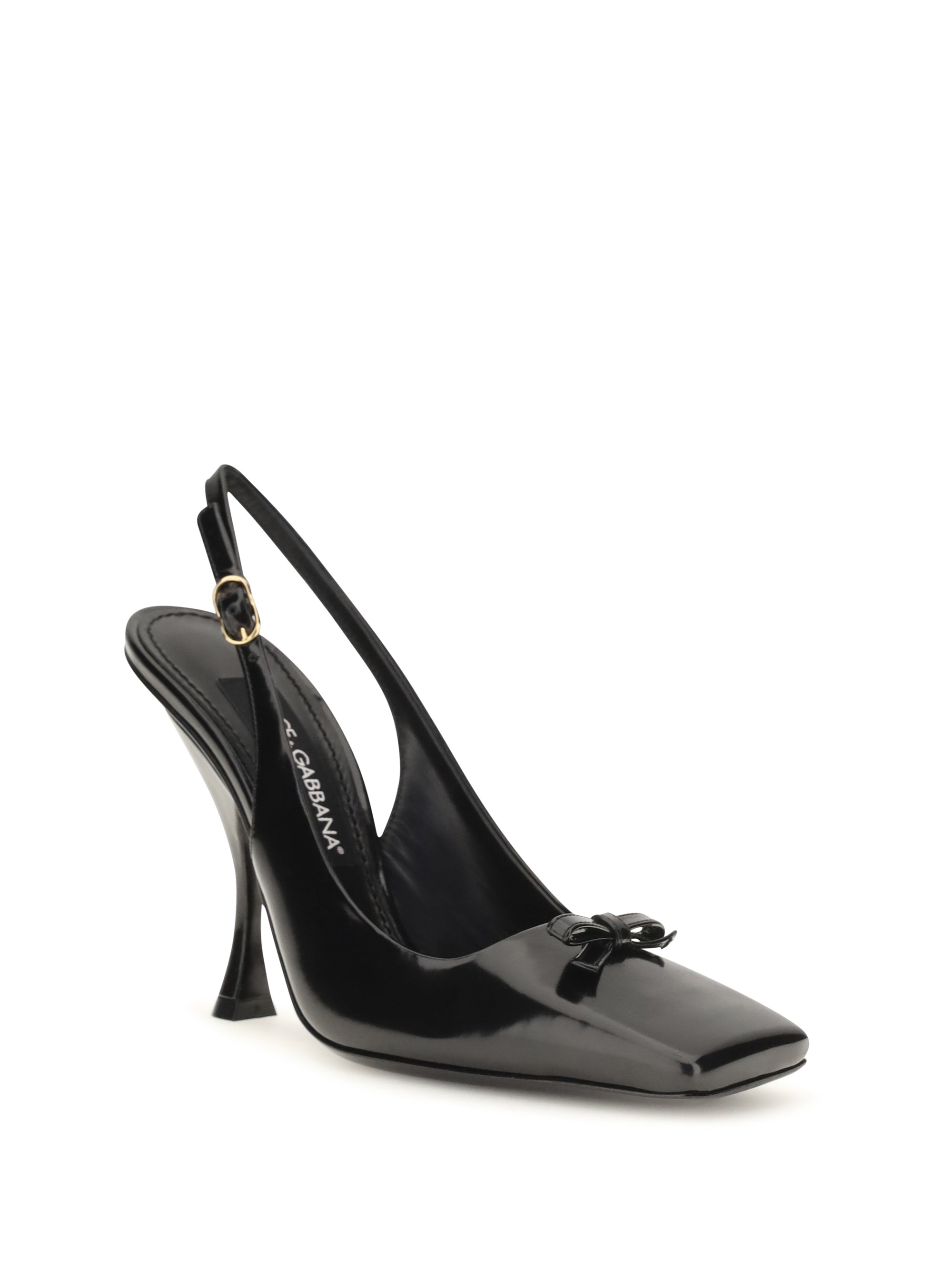 leather slingback pumps