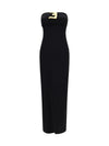 long stretch viscose dress