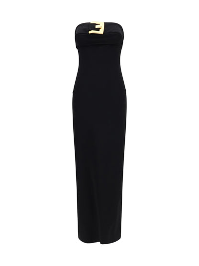long stretch viscose dress
