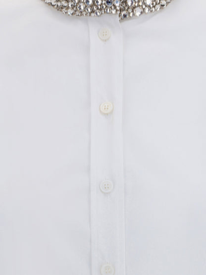 ALEXANDER MCQUEEN 42 shirt with embellished collar