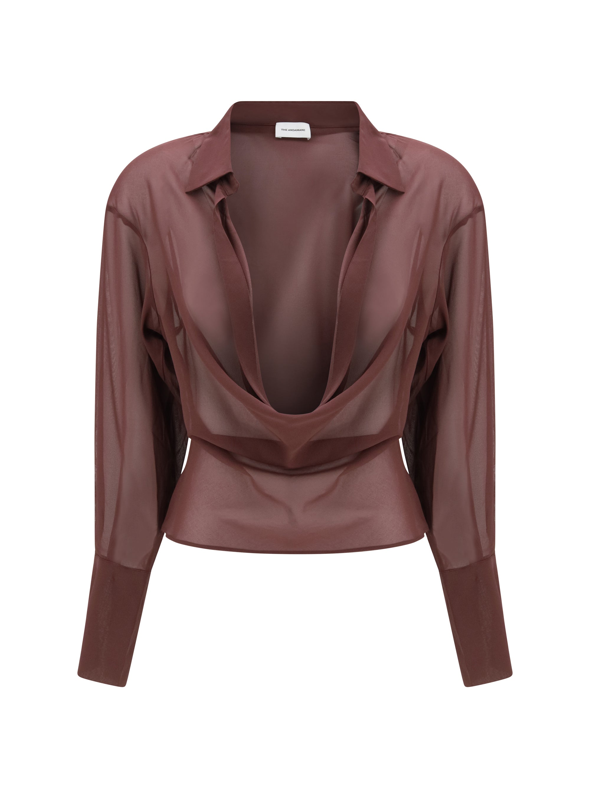 THE ANDAMANE 40 draped shirt