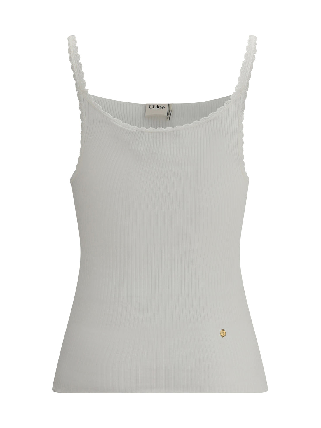 CHLOÉ M-L cotton tank top