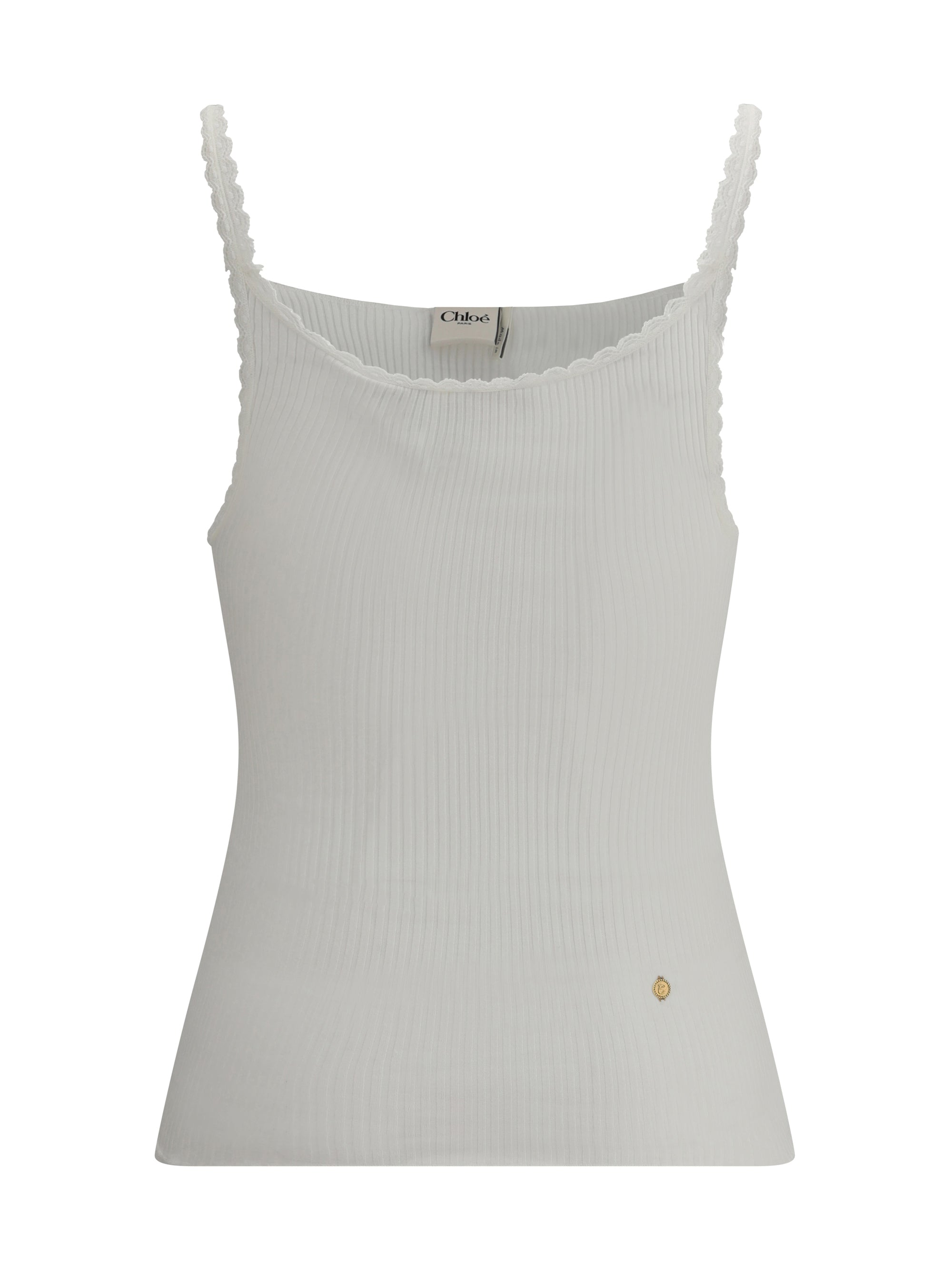 CHLOÉ M-L cotton tank top