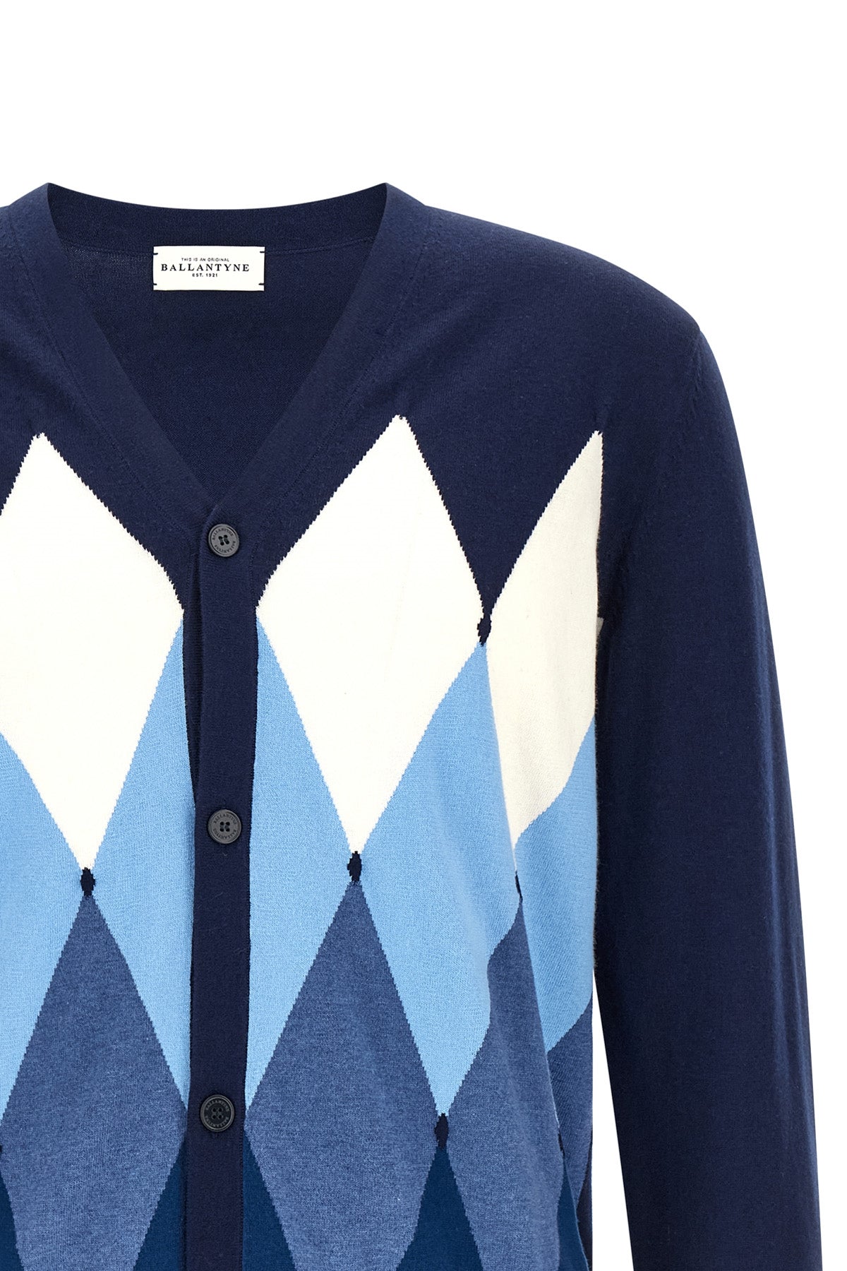 cotton and cashmere blend cardigan