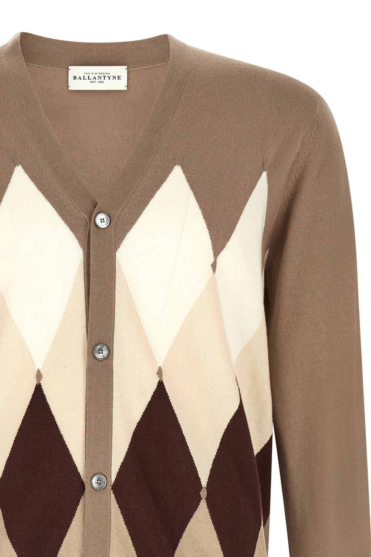 cotton and cashmere blend cardigan