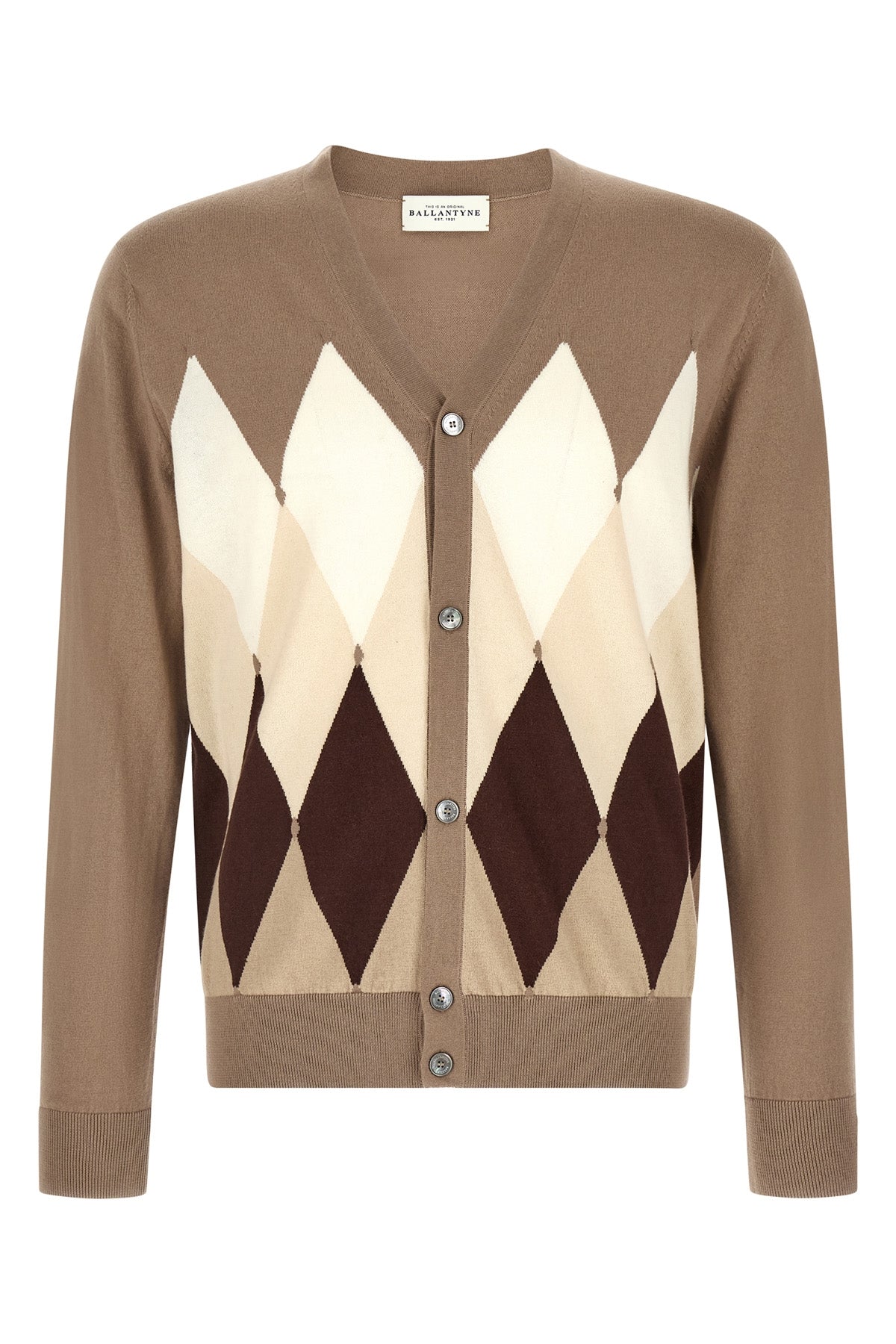 cotton and cashmere blend cardigan
