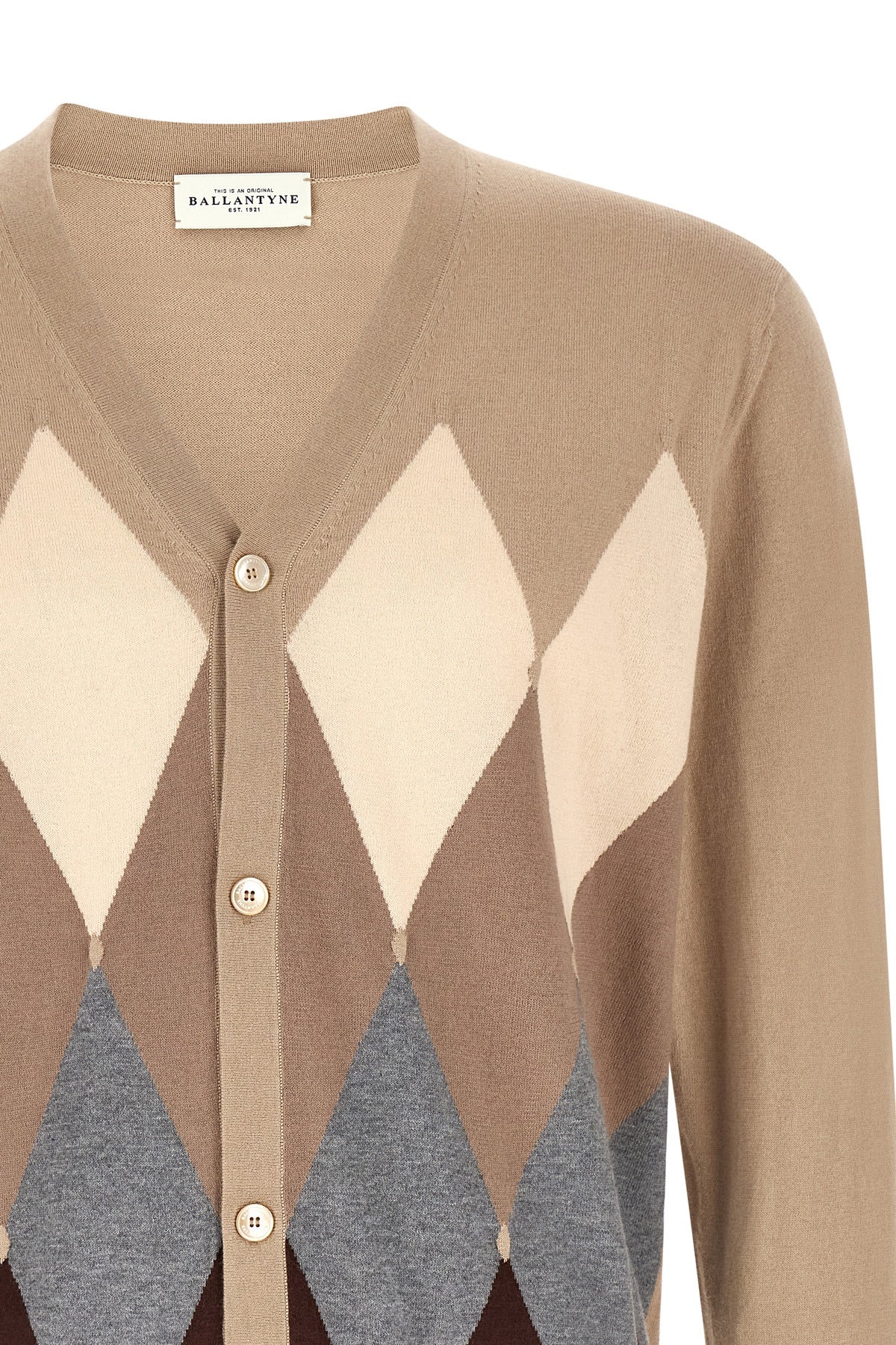 cotton and cashmere blend cardigan