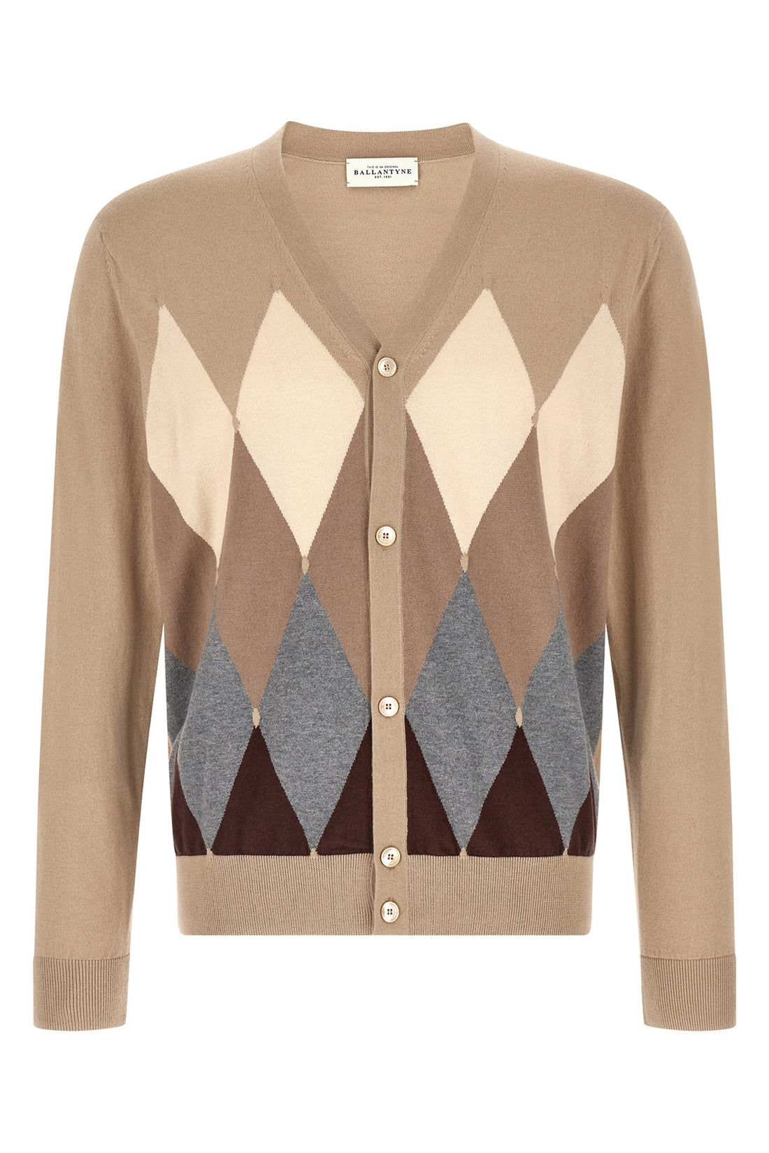 BALLANTYNE 50 cotton and cashmere blend cardigan