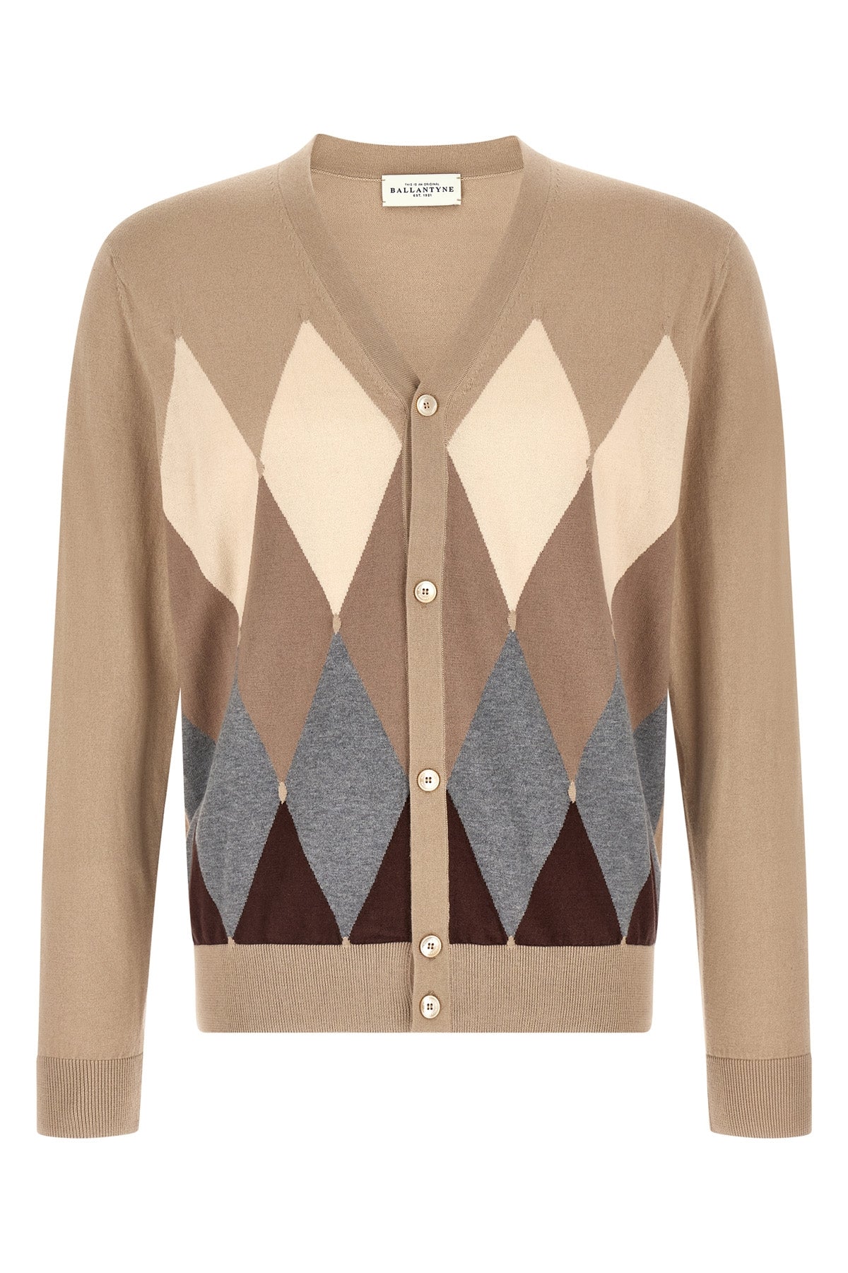 cotton and cashmere blend cardigan