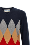 the v-neck ballantyne v neck pullover classic diamond